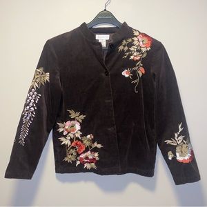 Embroidered Susan Graver Blazer